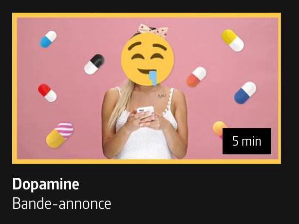 Série dopamine sur Arte