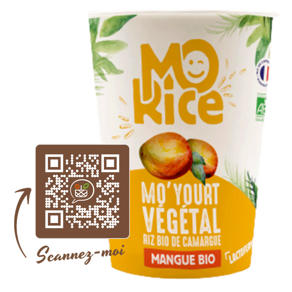 Produit morice d'example avec QR-code